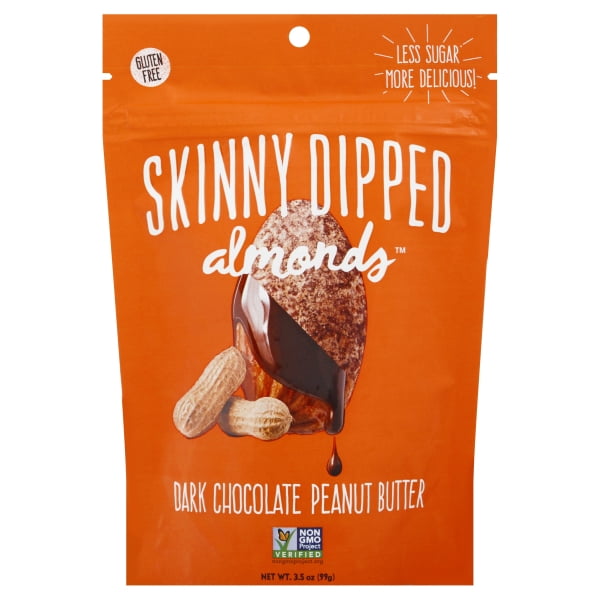 Skinny Dipped Almonds Almond Peanut Butter Dipped, 3.5 Oz Walmart
