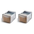 thumbnail image 4 of Organizador de ropa Injueey 2 piezas Gris L, 4 of 5