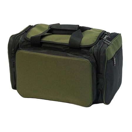 US PeaceKeeper Products P22216- Large Range Bag - Heavy Duty Water Resistant Fabric - Conveinent Carry - Gun Rug Insert Green/Black