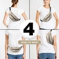 thumbnail image 6 of Fanny Pack Beige Halloween Skull Pumpkin Cat Pattern Waist Pack Bag,Running Cross Bag,Waterproof Large Fanny Packs for Women Men for Travel Running Hiking Cycling, 6 of 6