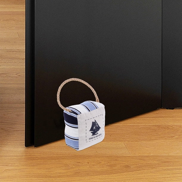 IFANLANDOR Tope De Puerta Decorativo Con Náutico Para Hogar Y Protección De Puertas Interiores