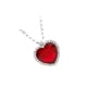 thumbnail image 2 of Collar de mujer Sonducket colgante en forma de corazón decorativo rojo, 2 of 6