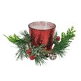 thumbnail image 3 of Exquisitos portavelas de Navidad artesanía corona de cristal de Navidad corona Wdftyju de Adviento de Navidad candelabro adorno para mesa de comedor, 3 of 4