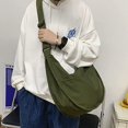 thumbnail image 3 of Bolsa de bolas de masa hervida TUNC Bolsas cruzadas de lona unisex Verde Sencillez, 3 of 5
