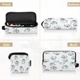 thumbnail image 5 of Hair Tool Organizer Bag with Heat Resistant Mat Removable Travel Storage Case for Hot Air Brushes Curling Irons Cute Cartoon Penguins, 5 of 8