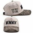 thumbnail image 2 of Winter Hats For Women Retro Two Tone Ponytail Baseball Cap Embroidered Adjustable Trucker Hat One Size Size Hats For Women, 2 of 5