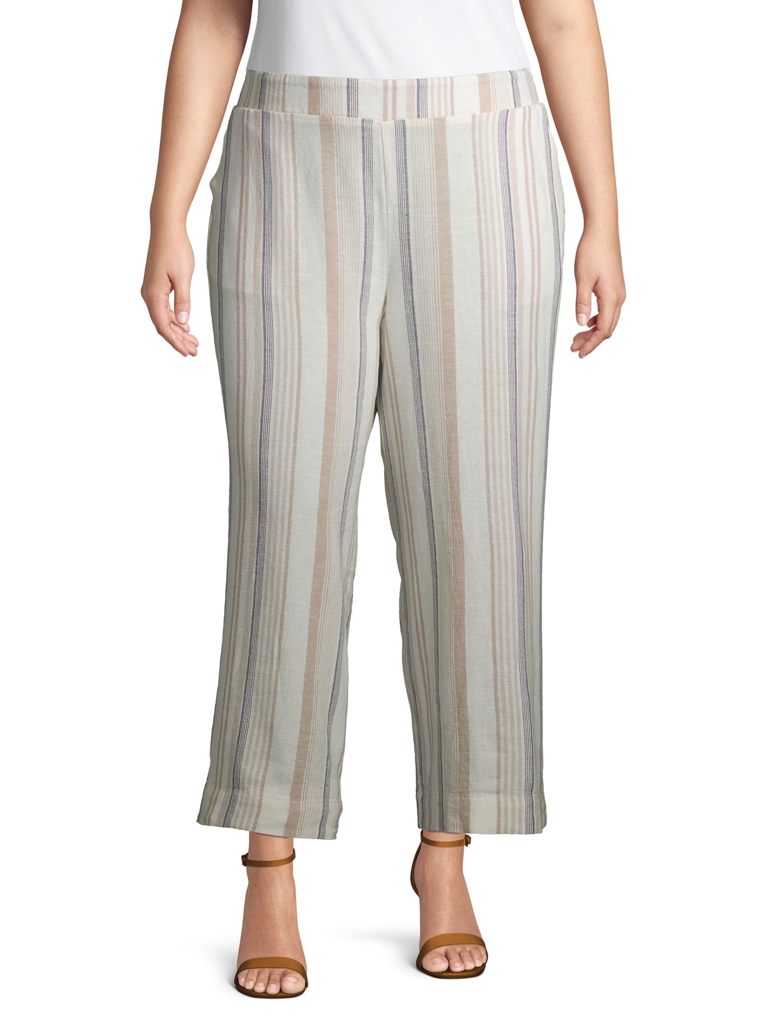 women's plus size crop pants