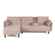 thumbnail image 4 of Sala Modular sofá Cama Reversible Makora de Velvet Palo de Rosa Modelo Annara, 4 of 9