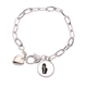 thumbnail image 1 of Pulsera de Cadena de Corazón Unbranded Animal Orangután Blanco y Negro, 1 of 3