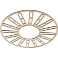 thumbnail image 2 of 30"OD x 10 7/8"ID x 1/4"T Hale Wood Fretwork Pierced Ceiling Medallion, Alder, 2 of 3