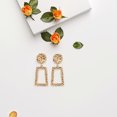 thumbnail image 5 of MRLESS 1 Pair Geometric Rectangle Earrings Statement Dangle Earrings For Women Creative Street Style Durable Ideal For Parties Dates And Daily, 5 of 8