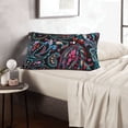 thumbnail image 6 of Pofeuu Paisley Print Polyester Microfiber Plush Pillowcases, Super Soft and Cozy Pillow Case Covers with Envelop Closure（Pillow core not included）-16"x24", 6 of 6