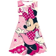 Disney filles mode Minnie robes princesse enfants vêtements dessin animé Minnie Mouse impression 3D été mode Minnie Mouse robe
