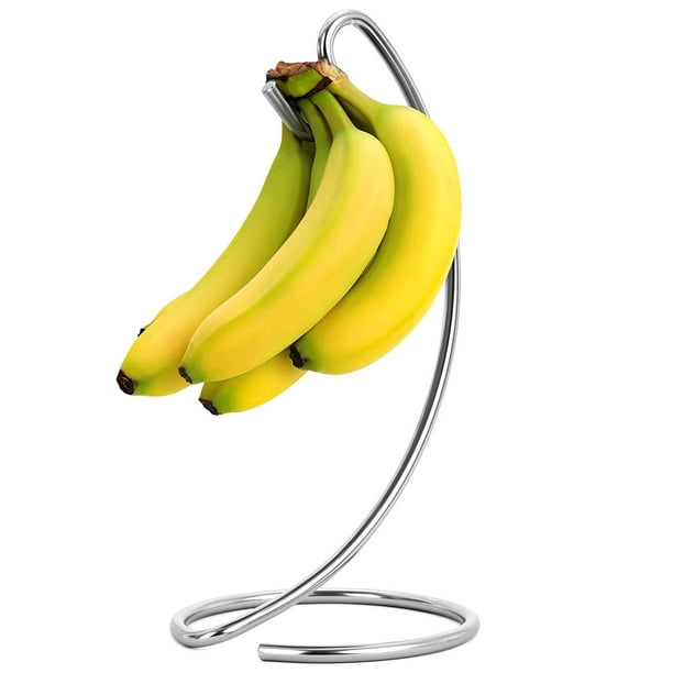 Homeries Banana Holder, Satin Nickel Modern finish and Rust resistant