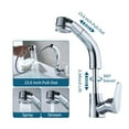 thumbnail image 3 of Lift & Pull Out Kitchen Faucets with 2 Spray Modes 360°Swivel Bathroom Basin Sink Faucets, 3 of 8