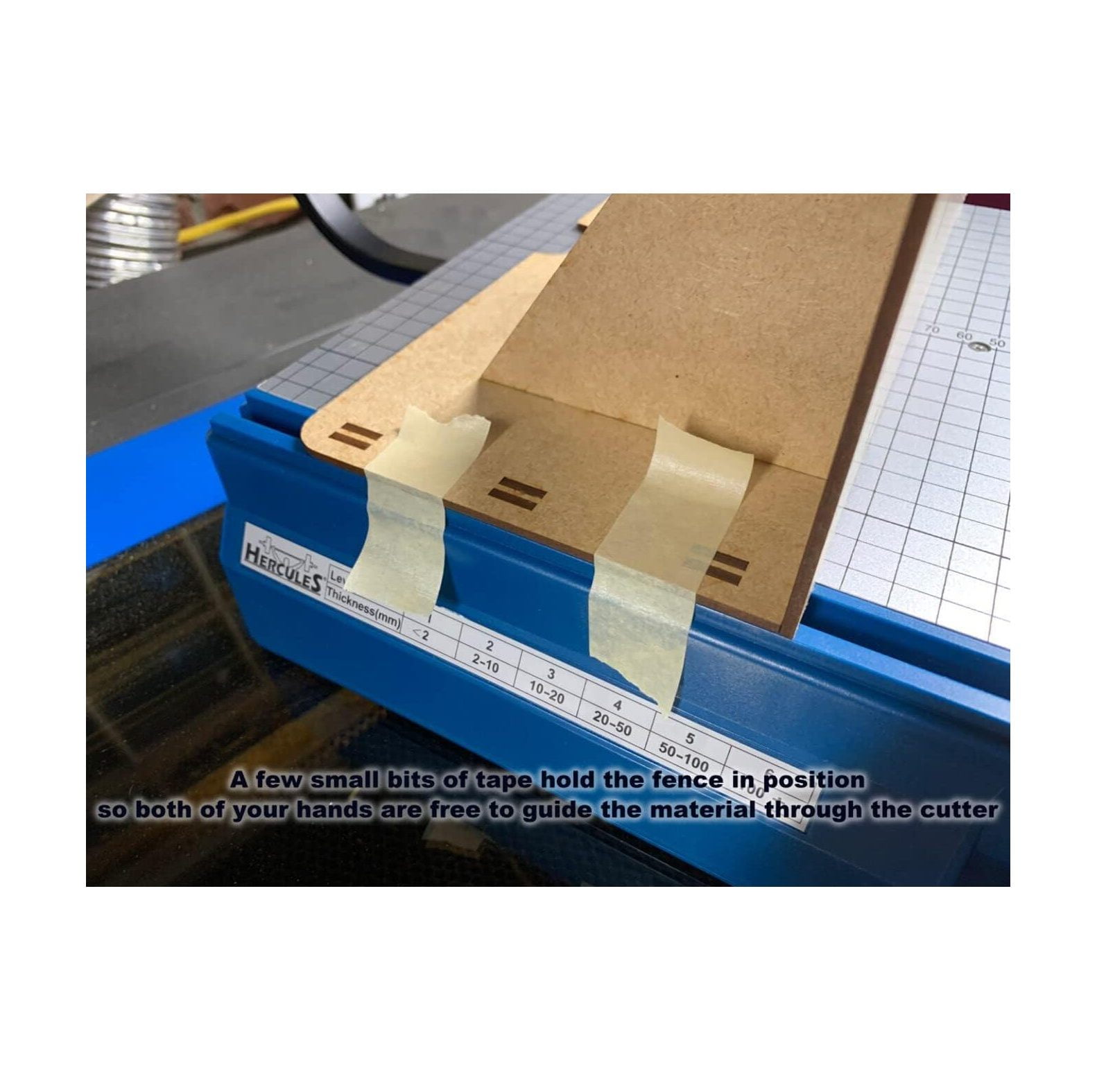 Fence for Hot Wire Foam Cutter (Hercules / Proxxon)