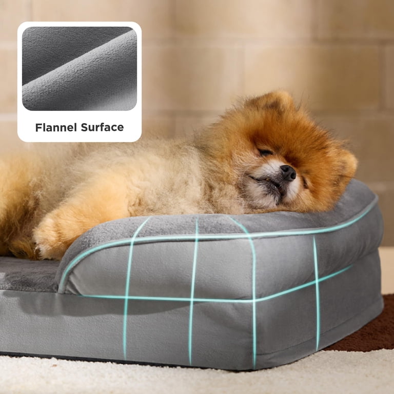 U by Bedsure Orthopedic Dog Bed, 24 Inch Small Grey photo 7