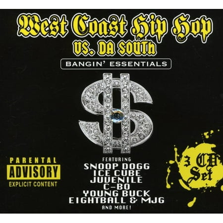 West Coast Hip Hop Vs Da South (CD) (Best West Coast Hip Hop)