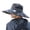 Dark Gray, variant on Camouflage Sun Hat Floppy Detachable Fans Hat Lightweight Wide Brim Bucket Hat Khaki