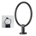 thumbnail image 3 of Space Aluminum Towel  - Modern Round Hand Towel Holder, Matte Finish, Easy Installation, Durable For Bathroom, Balcony Hotel, 3 of 8