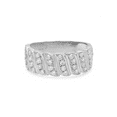 thumbnail image 2 of Rachel Koen 0.52Cttw Round Cut Diamond Band Ring 18K White Gold Size 6.75, 2 of 7