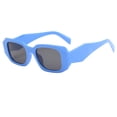 thumbnail image 2 of Blue Sunglasses for Women Beach Accessories PC Classic Retro UV Protection Driving Sun Glasses One Size, 2 of 5
