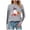 Light Gray_1, variant on Godom Halloween Shirts for Women Cute Ghost Shirt Fall Pumpkin Tshirt Graphic Tees casual Long Sleeve Tops