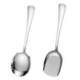 thumbnail image 1 of HLONK 1 Ensemble Cuillère Réutilisable Cuillère de Service Alimentaire Cuillère de Service en Acier Inoxydable, 1 of 8