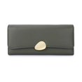thumbnail image 1 of Classic Ladies' Fashion 3 - fold Wallet - Grainy Leather - like, Long - style Handheld (green), 1 of 8