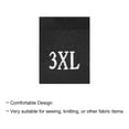 thumbnail image 4 of Clothing Sewing Size Label, XS/S/M/L/XL/XXL/3XL Embroidered Label Black for Clothes Garment, Pack of 350, 4 of 6