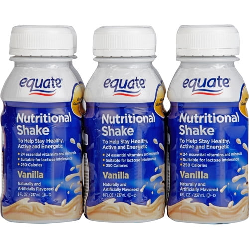 Equate Vanilla Nutritional Shake, 48 fl oz
