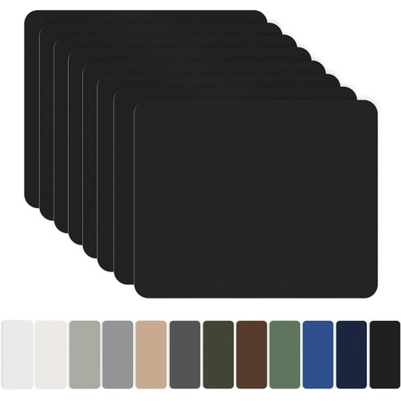 8 Pieces 7.87 x 5.9 inch Nylon Repair Patches Nylon Fabric Patch Self-Adhesive Nylon Repair Tape Waterproof Lightweight Outdoor Gear Repair Patch Kit for Down Jacket Clothing Tent Bag (Black)