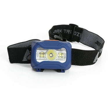 Ozark Trail LED 100 Lumens Headlamp, Blue, 3AAA Batteries Included