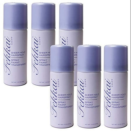 Fekkai Coiff Sheer Hold Hairspray, Travel Size 1.5 Ounce (Pack of 6)