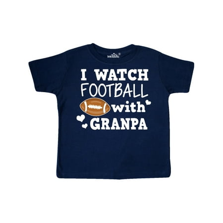 

Inktastic I Watch Football with My Granpa Gift Toddler Boy Girl T-Shirt
