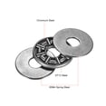 thumbnail image 2 of Needle Roller Thrust Bearings with 2 Washers Chrome Steel Bearing, 6x19x2mm, 2 of 3
