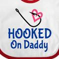 thumbnail image 4 of Inktastic Fishing Hooked on Daddy Boys or Girls Baby Bib, 4 of 4