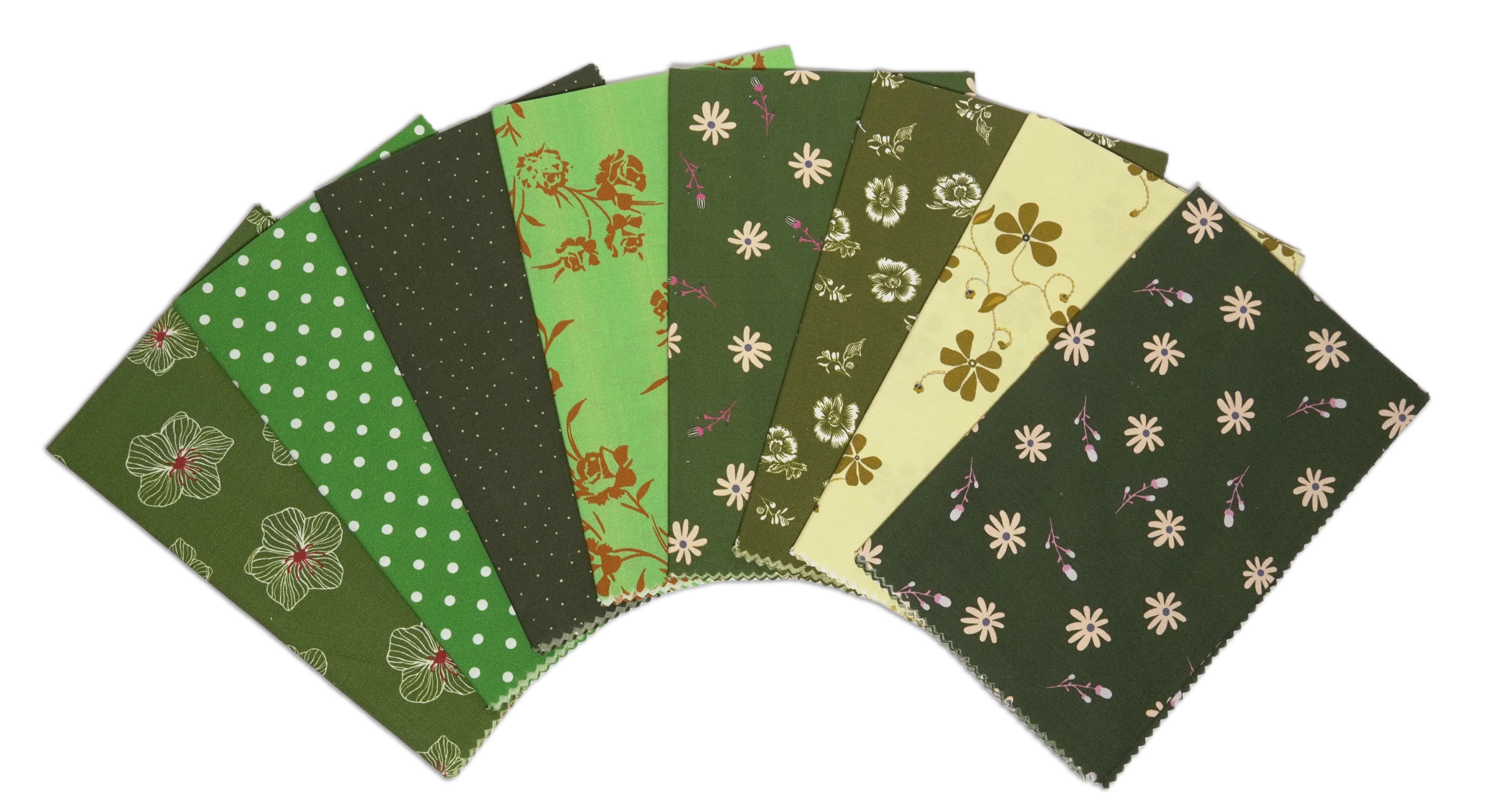 Soimoi 8 Pc Fat Quarter Bundle- Florals Print 18"x 22" DIY Patchwork- 100% Cotton Pre-Cut Quilting Fabric Multicolor