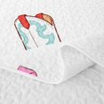 thumbnail image 5 of Homewish Western Cowgirl Boots Twin Quilt Set,Cute Bowtie Twin Coverlet Set,White Pink,2-Piece, 5 of 7