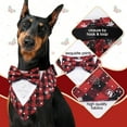 thumbnail image 3 of Dalrosia Dog Tuxedo for Dogs,Dog Formal Suit Dogs Attire Pet Bow Tie Puppy Party Costumes Cat Tux Outfits Pets Bandana Cosplay Adjustable Bowties Wedding Birthday Valentines, 3 of 7