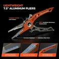 thumbnail image 3 of KastKing 7.5" Aluminum Fishing Pliers, Crossover Pliers,Fishing Gear-AlumaStream, 3 of 10