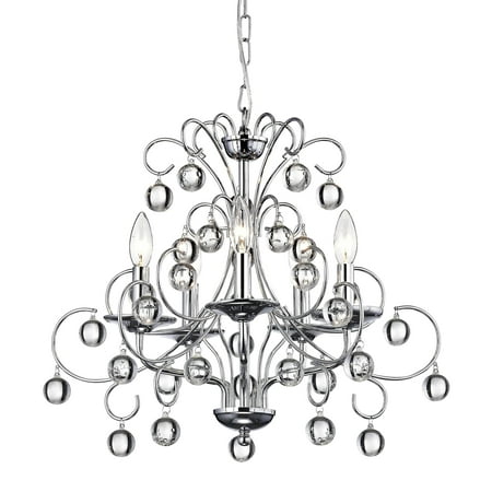 Hong Kong best New Zhu Yuan Lighting Co. Ada 5-Light Crystal (Best Prices On Crystal Chandeliers)