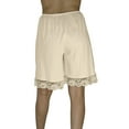 thumbnail image 5 of Underworks 9-Inch Inseam Cotton Pettipants Beige Small, 5 of 5