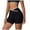 Black, variant on High Waist No Front Seam Biker Shorts 4 Inches Running Volleyball Spandex Yoga Gym Workouts(Black,2XL)