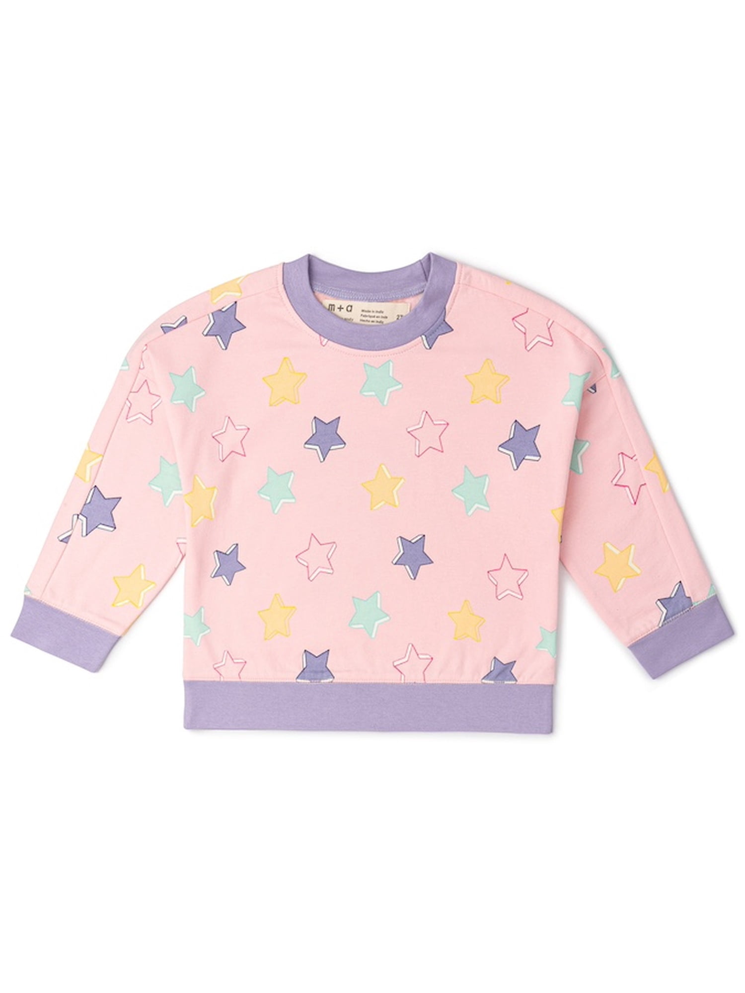 M+A by Monica + Andy, Organic Cotton Sporty Sweatsuit, Sizes 12-18M - 5T