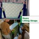 thumbnail image 4 of Correas de mudanza, juego de 2 correas de elevación para cajas de muebles, construcción de colchones, correas de manipulación que soportan 270 kg Correas de transporte para mudanzas, 4 of 5