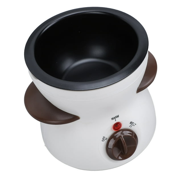 Mini Electric Fondue Pot Set with 10 Dipping Forks Chocolate Fondue Pot Melting Chocolate Small Pot for Caramel Cheese