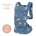 thumbnail image 2 of Baby Trend Caleo Charm Deluxe 3-in-1 Newborn Soft Carrier, Calypso, 2 of 5