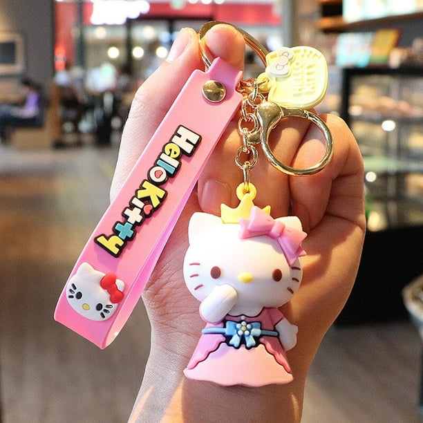 Hello Kitty - Figurine porte clé - Hauteur Environ 5 Cm - Sanrio