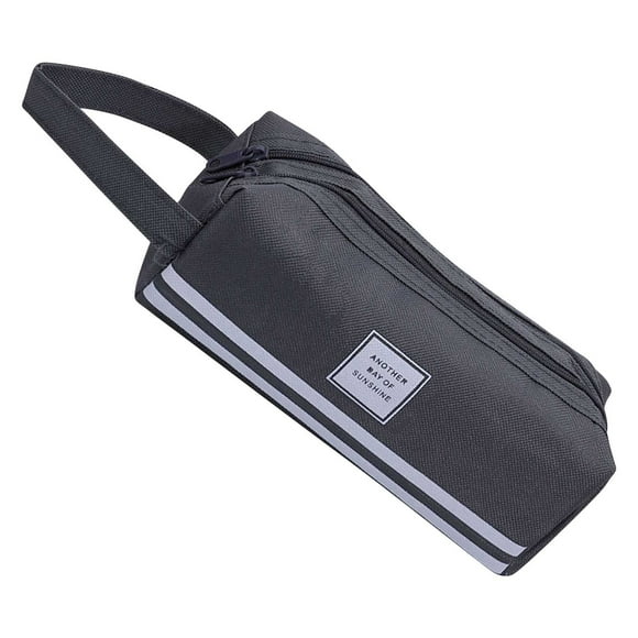 Large Pencil Case with Transparent Design for Students School Supplies Storage 10 in x 5 in x 3 in